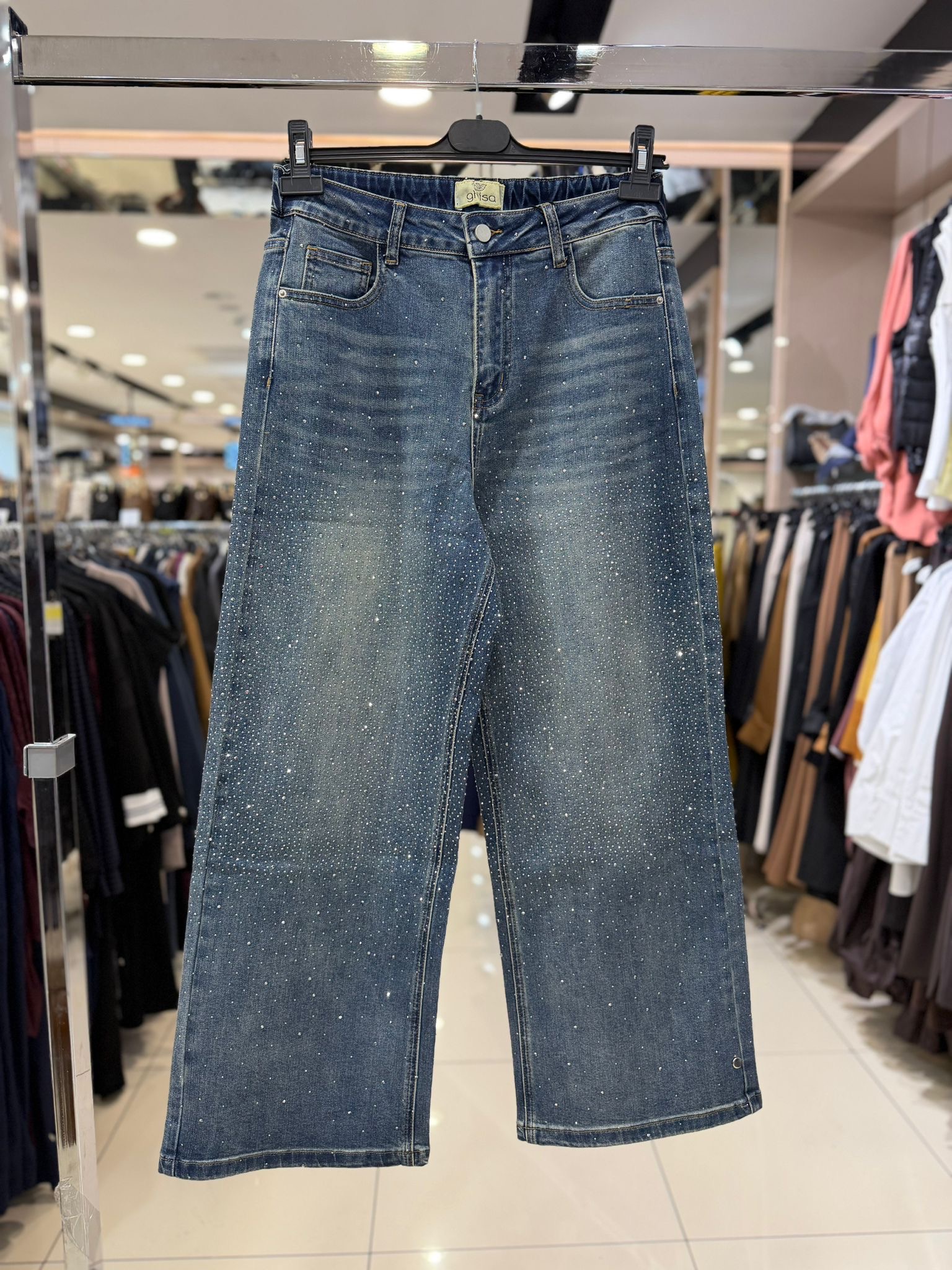 GHİSA 26Y 8181 TAŞLI KOT PANTOLON